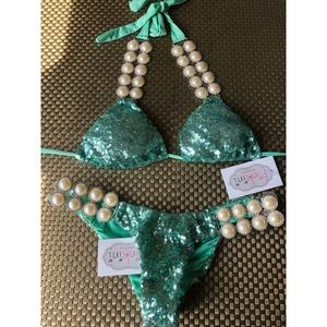 Sequined Bikini Set